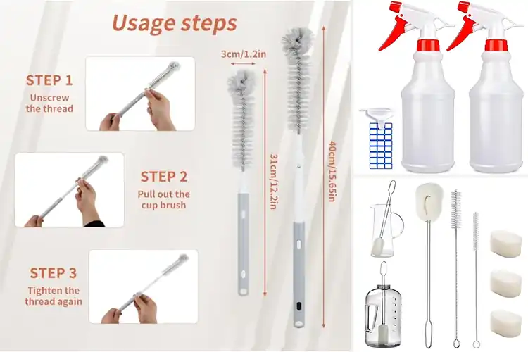 Detailed view of Best Wide Opening Cleaning Bottle